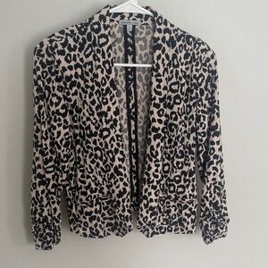 Charlotte Russe Leopard Print Blazer